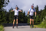 03.07.2020, xkvx, Biathlon Training Oberhof, v.l. David Zobel, Tim Grotian  / 