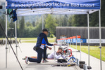 05.08.2020, xkvx, Biathlon Training Ruhpolding, v.l. Schiesstrainer Engelbert Sklorz, Max Barchewitz  