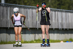 07.08.2020, xkvx, Biathlon Training Ruhpolding, v.l. Stefanie Scherer, Vanessa Voigt  