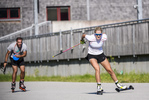10.08.2020, xkvx, Biathlon Training Ruhpolding, v.l. Trainer Tobias Reiter, Anna Weidel  