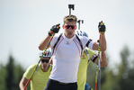 03.09.2020, xkvx, Biathlon Deutsche Meisterschaften Altenberg, Training Herren, v.l. Florian Hollandt (Germany)  / 