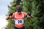 05.09.2020, xkvx, Biathlon Deutsche Meisterschaften Altenberg, Sprint Herren, v.l. Johan Werner (Germany)  / 