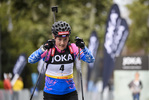 27.09.2020, xkvx, City Biathlon Wiesbaden 2020, v.l. Ekaterina Yurlova-Percht (Russia) in aktion / in action competes