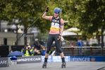 27.09.2020, xkvx, City Biathlon Wiesbaden 2020, v.l. Clare Egan (United States) im Ziel / at the finish