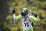 10.10.2020, xkvx, Biathlon, Deutschlandpokal Notschrei, Sprint - maennlich, v.l. Luca Tizian Eberhardt