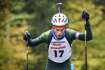 10.10.2020, xkvx, Biathlon, Deutschlandpokal Notschrei, Sprint - maennlich, v.l. Leo Brenner