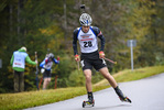 10.10.2020, xkvx, Biathlon, Deutschlandpokal Notschrei, Sprint - maennlich, v.l. Johannes Wallner