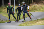 21.10.2020, xkvx, Biathlon Training Oberhof, v.l. Lucas Fratzscher (Germany), Oscar Barchewitz (Germany) und Philipp Horn (Germany)