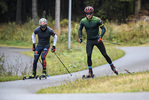 21.10.2020, xkvx, Biathlon Training Oberhof, v.l. Philipp Horn (Germany) und Lucas Fratzscher (Germany)