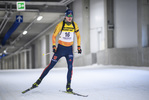 27.10.2020, xkvx, Biathlon NK2 Testwettkampf Oberhof - Skihalle, v.l. Fabian Kaskel (Germany)