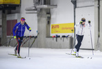 27.10.2020, xkvx, Wintersport - Biathlon Training Oberhof - Skihalle, v.l. Cindy Kammler (Germany) und Lisa Lohmann (Germany)
