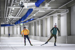 29.10.2020, xkvx, Wintersport - Biathlon Training Oberhof - Skihalle, v.l. Max Barchewitz (Germany) und Lars Erik Weick (Germany)