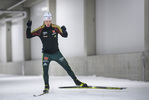 29.10.2020, xkvx, Wintersport - Biathlon Training Oberhof - Skihalle, v.l. Jakob Vogt (Germany) / Langlauf