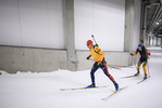 05.11.2020, xkvx, Wintersport - Biathlon Training Oberhof - Skihalle, v.l. Simon Kaiser (Germany) und Tim Wolter (Germany)