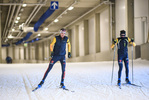 05.11.2020, xkvx, Wintersport - Biathlon Training Oberhof - Skihalle, v.l. Philipp Lipowitz (Germany) und Darius Lodl (Germany)