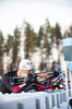 26.11.2020, xkvx, Biathlon IBU Weltcup Kontiolahti, Training Damen und Herren, v.l. Vetle Sjastad Christiansen (Norway) in aktion am Schiessstand / at the shooting range