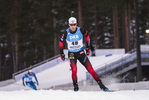 28.11.2020, xkvx, Biathlon IBU Weltcup Kontiolahti, Einzel Herren, v.l. Erlend Bjoentegaard (Norway) in aktion / in action competes