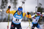 28.11.2020, xkvx, Biathlon IBU Weltcup Kontiolahti, Einzel Herren, v.l. Erik Lesser (Germany) in aktion / in action competes