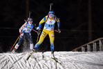 28.11.2020, xkvx, Biathlon IBU Weltcup Kontiolahti, Einzel Damen, v.l. Elisabeth Hoegberg (Sweden) in aktion / in action competes