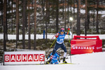 29.11.2020, xkvx, Biathlon IBU Weltcup Kontiolahti, Sprint Herren, v.l. Leif Nordgren (United States) in aktion / in action competes