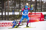 29.11.2020, xkvx, Biathlon IBU Weltcup Kontiolahti, Sprint Herren, v.l. Alexander Loginov (Russia) in aktion / in action competes