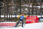 29.11.2020, xkvx, Biathlon IBU Weltcup Kontiolahti, Sprint Herren, v.l. Arnd Peiffer (Germany) in aktion / in action competes
