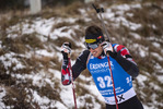 29.11.2020, xkvx, Biathlon IBU Weltcup Kontiolahti, Sprint Herren, v.l. Julian Eberhard (Austria) in aktion / in action competes