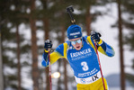 29.11.2020, xkvx, Biathlon IBU Weltcup Kontiolahti, Sprint Herren, v.l. Sebastian Samuelsson (Sweden) in aktion / in action competes