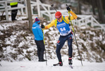 29.11.2020, xkvx, Biathlon IBU Weltcup Kontiolahti, Sprint Herren, v.l. Roman Rees (Germany) in aktion / in action competes