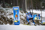 29.11.2020, xkvx, Biathlon IBU Weltcup Kontiolahti, Sprint Herren, v.l. Kalev Ermits (Estonia) in aktion / in action competes