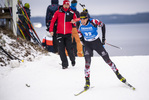 29.11.2020, xkvx, Biathlon IBU Weltcup Kontiolahti, Sprint Herren, v.l. Julian Eberhard (Austria) in aktion / in action competes