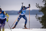 29.11.2020, xkvx, Biathlon IBU Weltcup Kontiolahti, Sprint Herren, v.l. Didier Bionaz (Italy) in aktion / in action competes