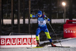 29.11.2020, xkvx, Biathlon IBU Weltcup Kontiolahti, Sprint Damen, v.l. Elena Kruchinkina (Belarus) in aktion / in action competes