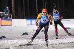 29.11.2020, xkvx, Biathlon IBU Weltcup Kontiolahti, Sprint Damen, v.l. Janina Hettich (Germany) in aktion / in action competes