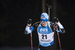 03.12.2020, xkvx, Biathlon IBU Weltcup Kontiolahti, Sprint Herren, v.l. Rene Zahkna (Estonia) in aktion / in action competes