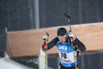 03.12.2020, xkvx, Biathlon IBU Weltcup Kontiolahti, Sprint Herren, v.l. David Komatz (Austria) in aktion / in action competes
