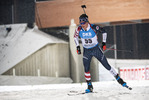 03.12.2020, xkvx, Biathlon IBU Weltcup Kontiolahti, Sprint Herren, v.l. Jake Brown (United States) in aktion / in action competes