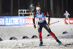 03.12.2020, xkvx, Biathlon IBU Weltcup Kontiolahti, Sprint Herren, v.l. Aidan Millar (Canada) in aktion / in action competes