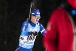 03.12.2020, xkvx, Biathlon IBU Weltcup Kontiolahti, Sprint Herren, v.l. Niklas Hartweg (Switzerland) in aktion / in action competes