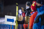 03.12.2020, xkvx, Biathlon IBU Weltcup Kontiolahti, Sprint Herren, v.l. Johannes Thingnes Boe (Norway) schaut / looks on