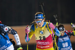 03.12.2020, xkvx, Biathlon IBU Weltcup Kontiolahti, Sprint Damen, v.l. Hanna Oeberg (Sweden) in aktion / in action competes