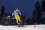 06.12.2020, xkvx, Biathlon IBU Weltcup Kontiolahti, Staffel Herren, v.l. Martin Ponsiluoma (Sweden) in aktion / in action competes