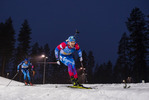 06.12.2020, xkvx, Biathlon IBU Weltcup Kontiolahti, Staffel Herren, v.l. Eduard Latypov (Russia) in aktion / in action competes