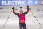 06.12.2020, xkvx, Biathlon IBU Weltcup Kontiolahti, Verfolgung Damen, v.l. Tiril Eckhoff (Norway) gewinnt die Goldmedaille / wins the gold medal