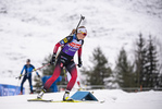 16.12.2020, xkvx, Biathlon IBU Weltcup Hochfilzen, Training Damen und Herren, v.l. Ida Lien (Norway) in aktion / in action competes