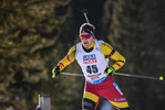 17.12.2020, xkvx, Biathlon IBU Weltcup Hochfilzen, Sprint Herren, v.l. Thierry Langer (Belgium) in aktion / in action competes