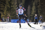 17.12.2020, xkvx, Biathlon IBU Weltcup Hochfilzen, Sprint Herren, v.l. David Komatz (Austria) in aktion / in action competes