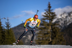 17.12.2020, xkvx, Biathlon IBU Weltcup Hochfilzen, Sprint Herren, v.l. Roman Rees (Germany) in aktion / in action competes