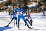 18.12.2020, xkvx, Biathlon IBU Weltcup Hochfilzen, Sprint Damen, v.l. Anais Chevalier-Bouchet (France) in aktion / in action competes