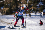 18.12.2020, xkvx, Biathlon IBU Weltcup Hochfilzen, Sprint Damen, v.l. Ingrid Landmark Tandrevold (Norway) in aktion / in action competes